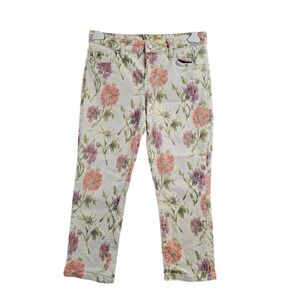 Anthropologie Pilcro and the Letterpress Floral Denim Jeans No 32 STET Size 32